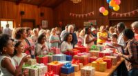 organize community gift exchange