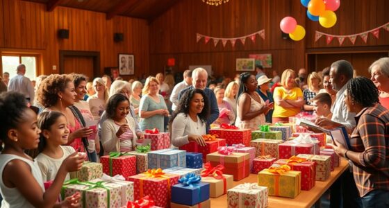 organize community gift exchange