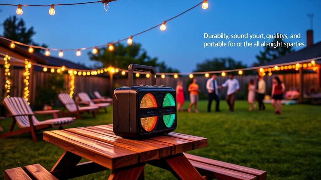 outdoor party sound essentials