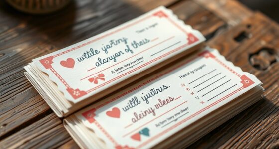 personalized coupon book ideas