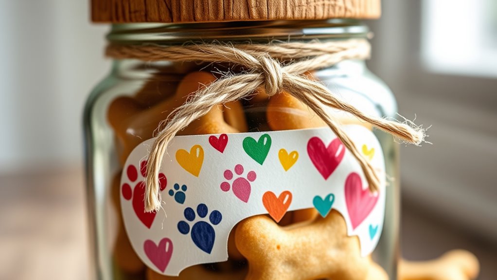 personalized decorative treat containers
