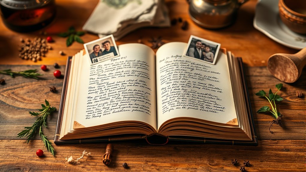 personalized family recipe keepsake