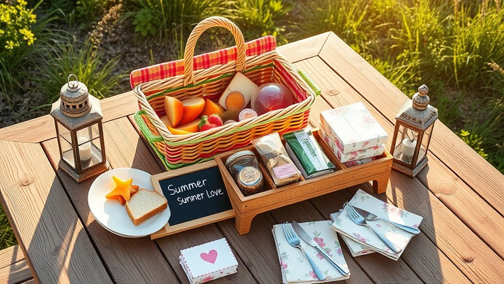 personalized themed picnic decor
