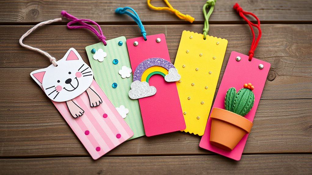 playful personalized bookmark creations