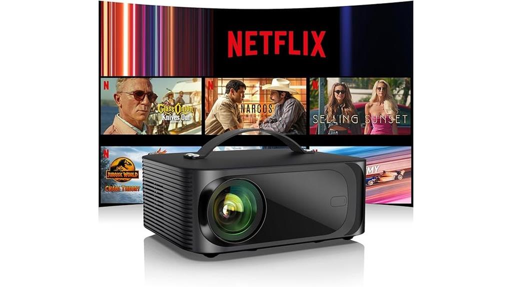 portable 4k outdoor projector