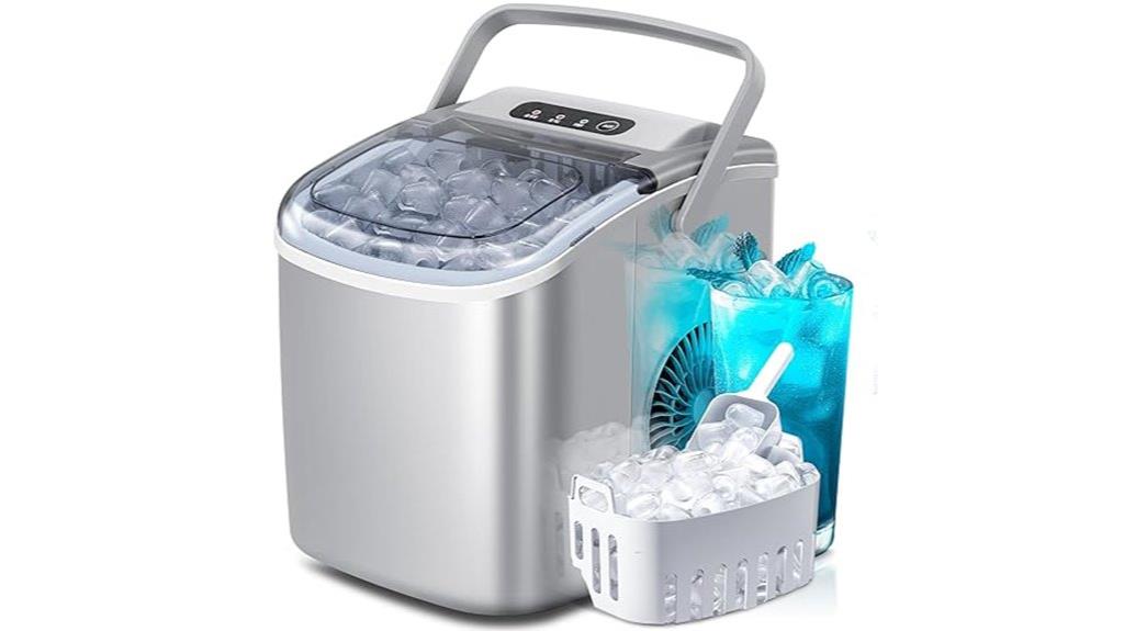 portable ice maker 9 cubes