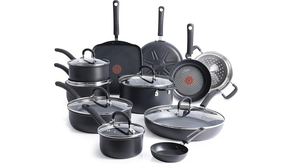 premium 17 piece nonstick cookware