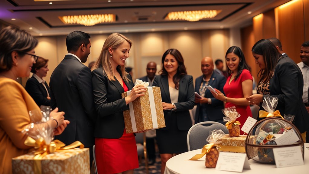 professional gift exchange etiquette