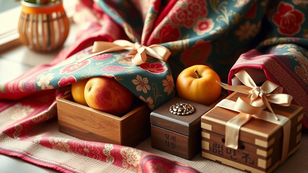 respectful neat gift presentation