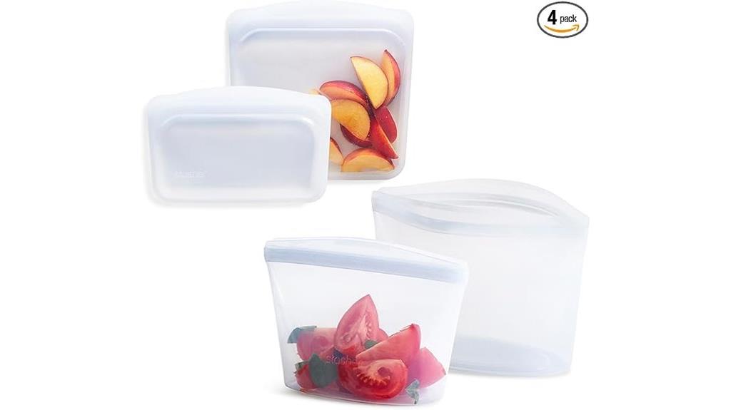 reusable silicone storage bags
