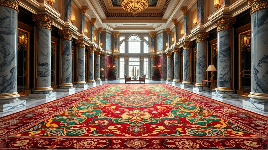 selecting palace silk rug