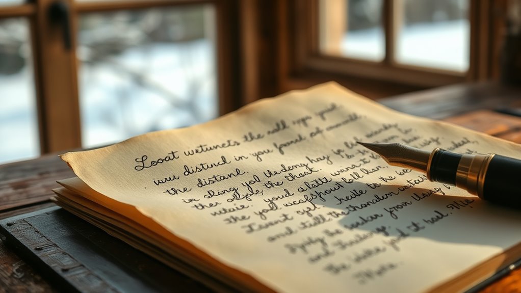 sending heartfelt handwritten messages
