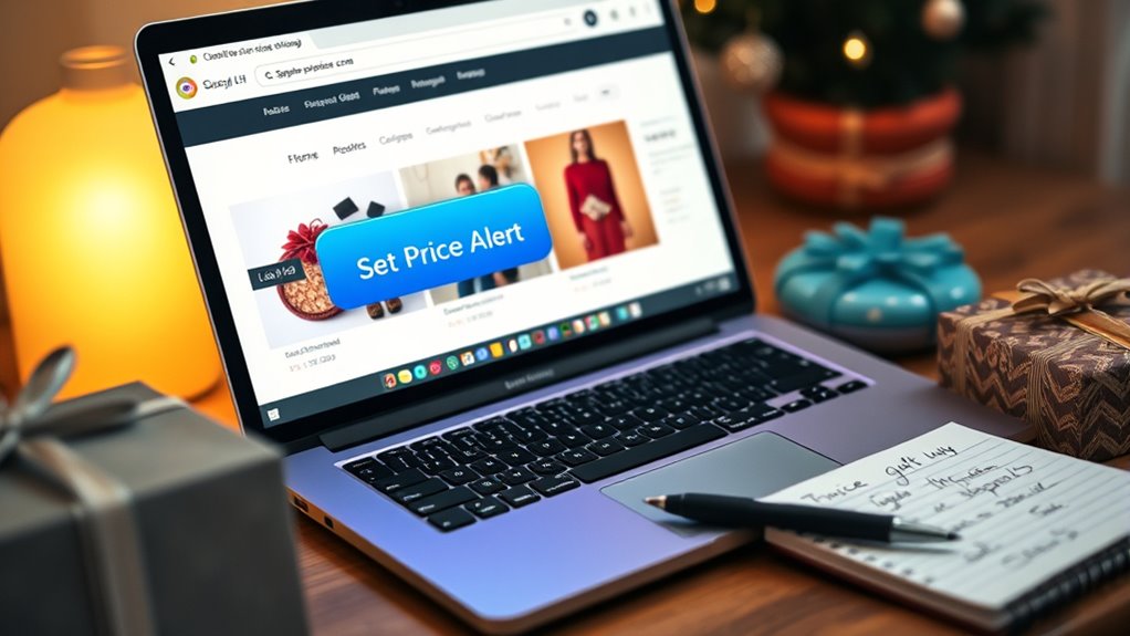set price alerts for savings