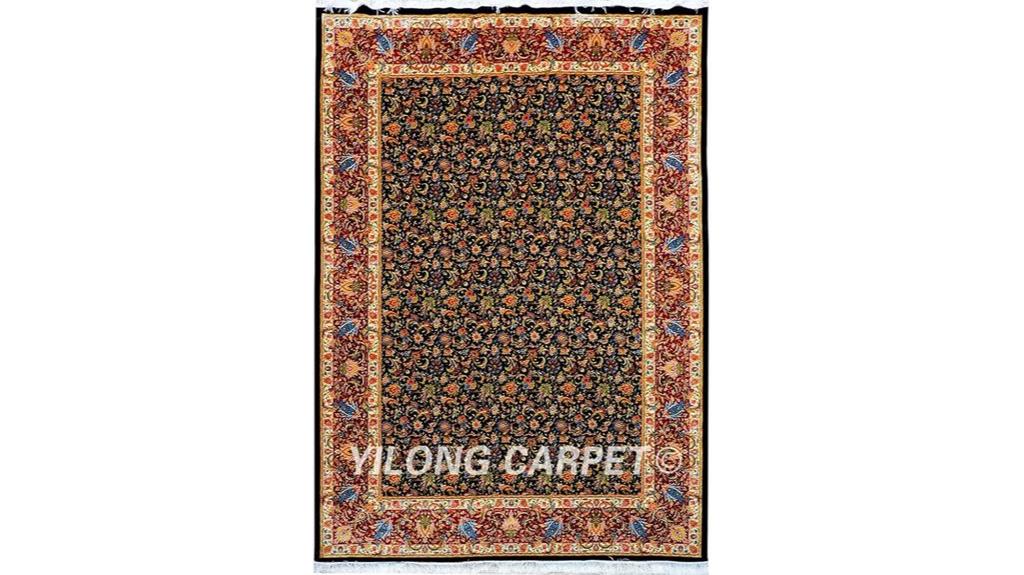 silk rug 8 2x11 48ft