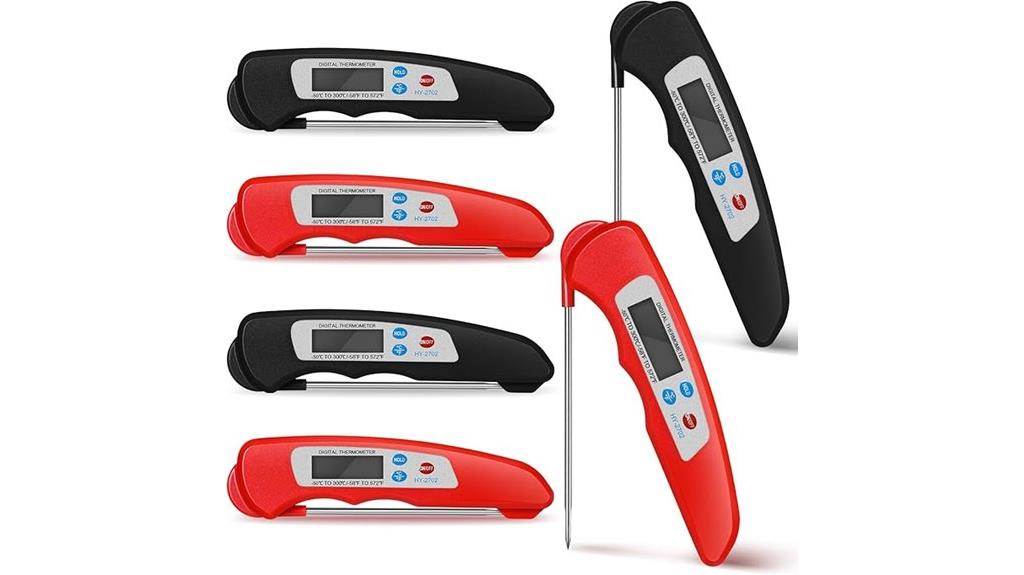 six piece digital thermometers
