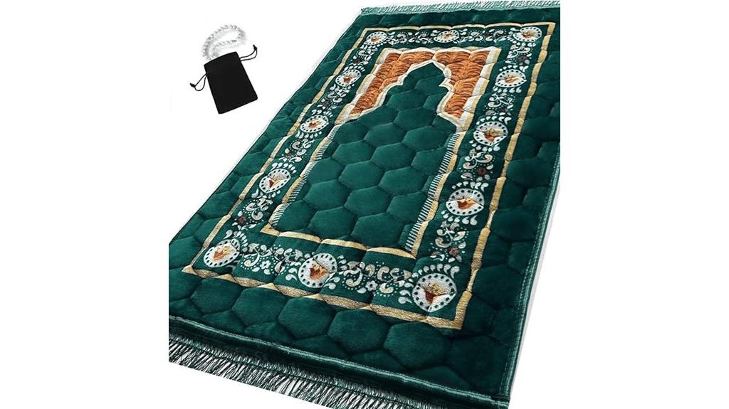 soft beaded prayer rug
