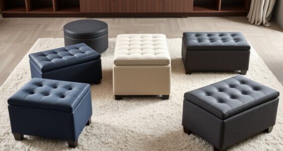 stylish storage ottomans