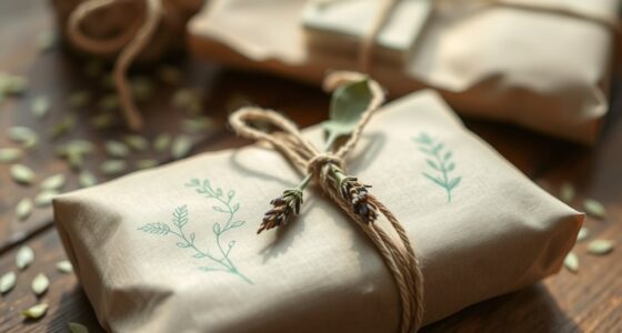 sustainable diy gift wraps