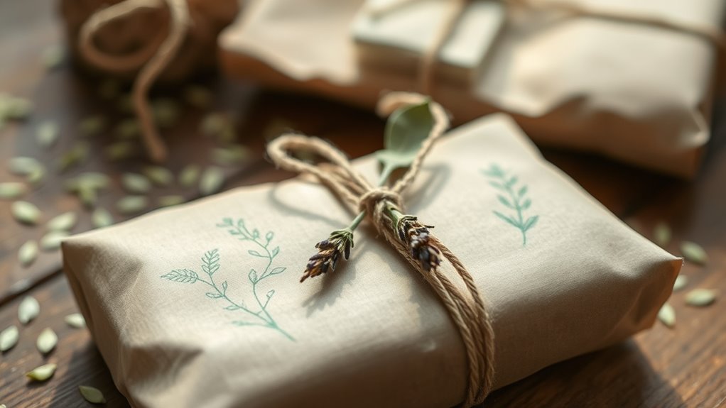 sustainable diy gift wraps