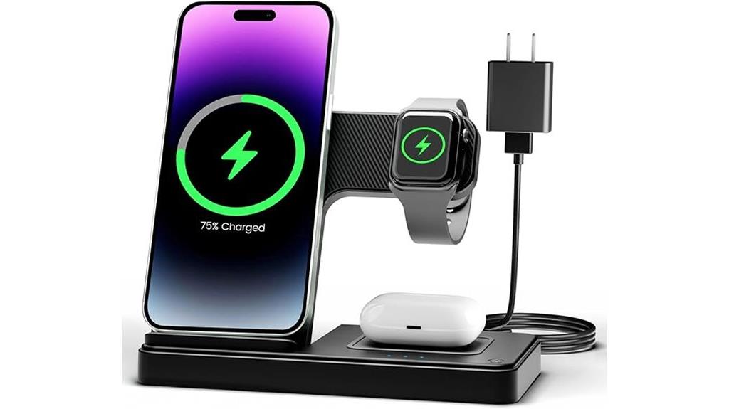 three in one wireless charger
