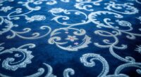 top yilong navy silk rugs