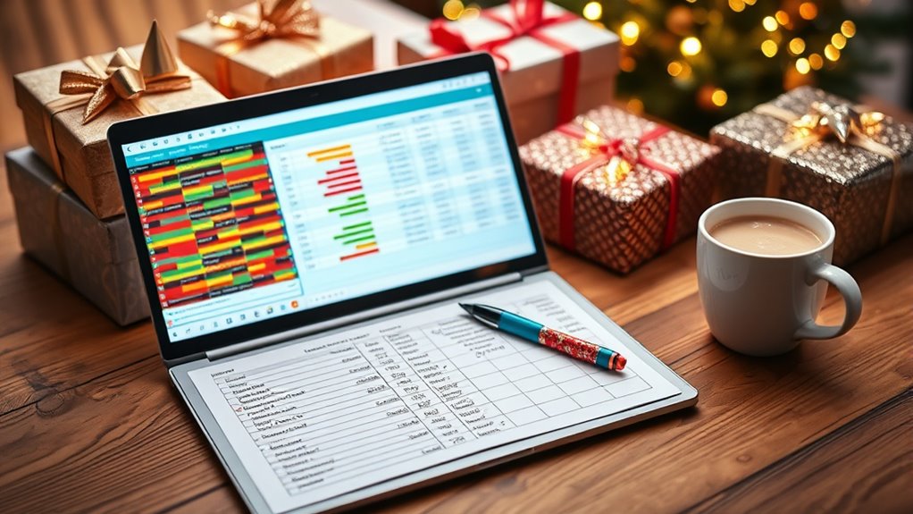track holiday spending carefully