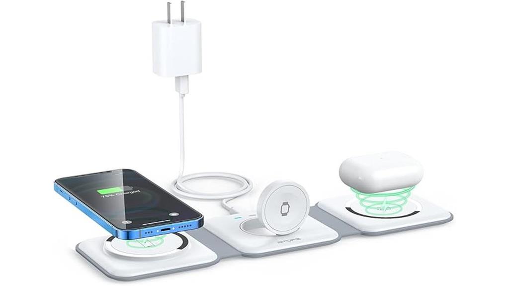triple device wireless charger