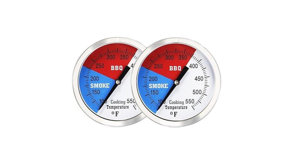 two pack 3 inch thermometers