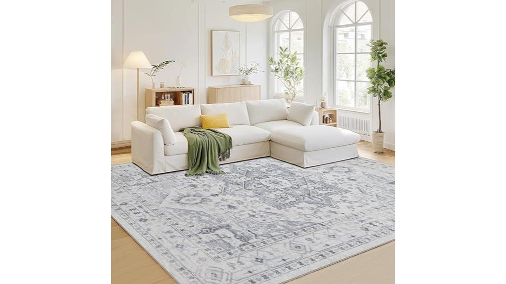 washable 8x10 living room rug