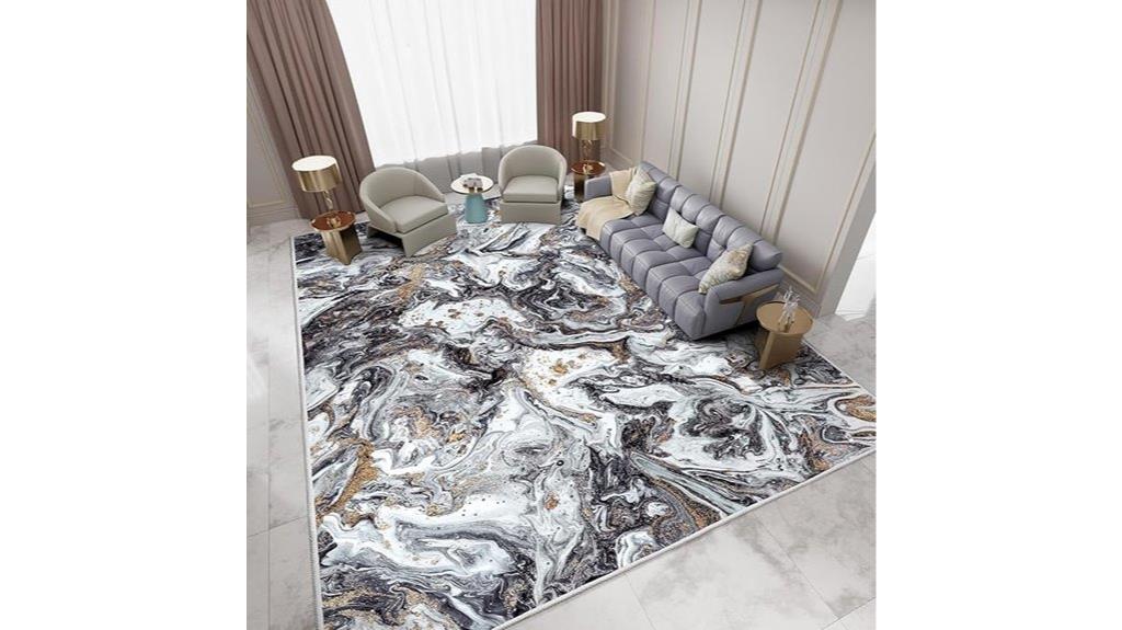 washable modern 5x7 rug