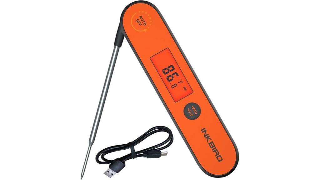 waterproof rechargeable meat thermometer