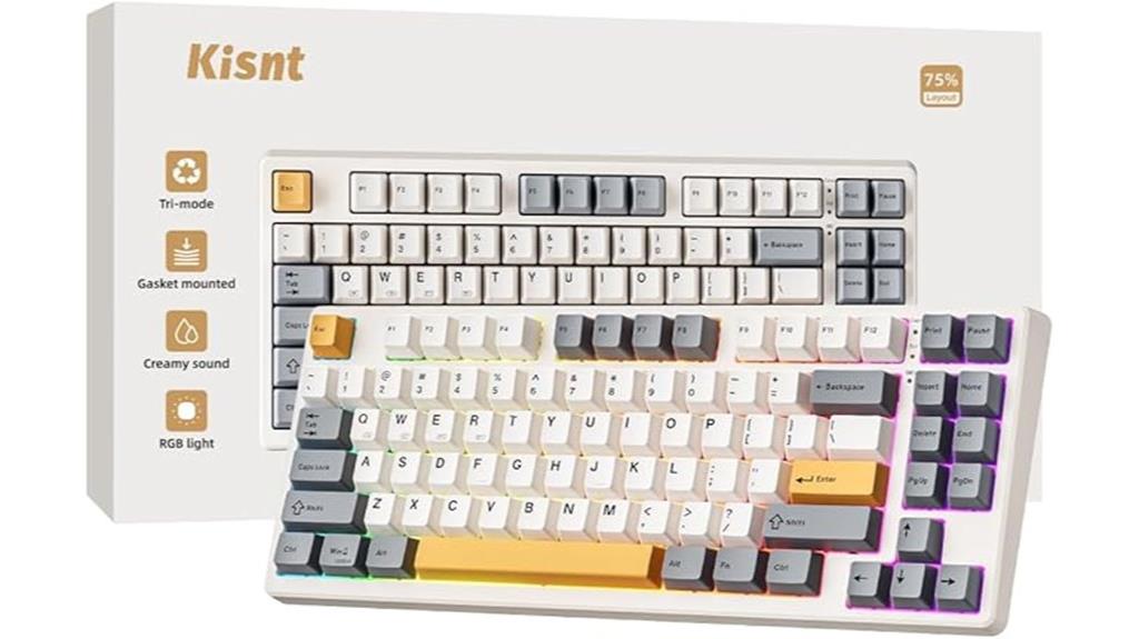 wireless rgb hot swappable keyboard