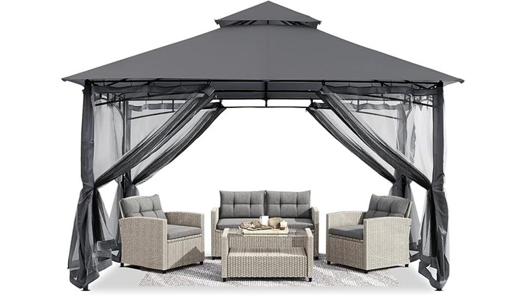 10x12 steel gazebo