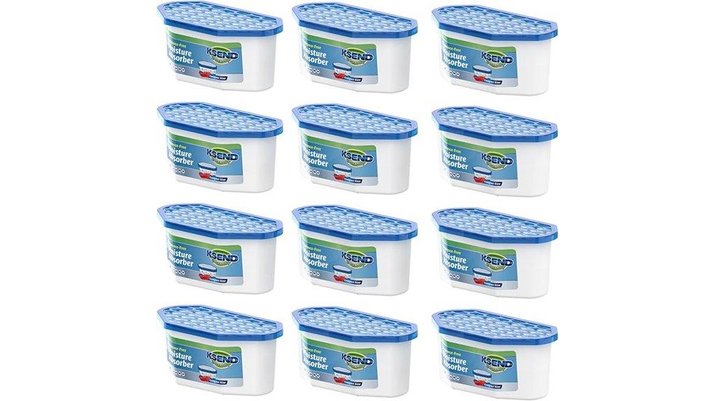 12 pack portable moisture absorbers