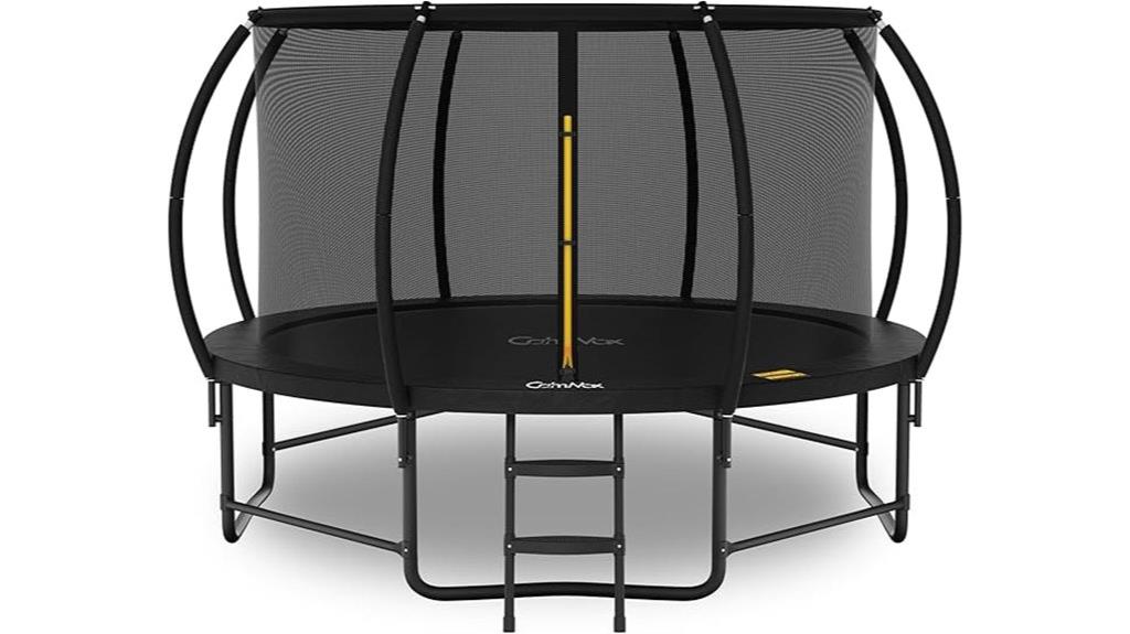 14 foot trampoline with enclosure
