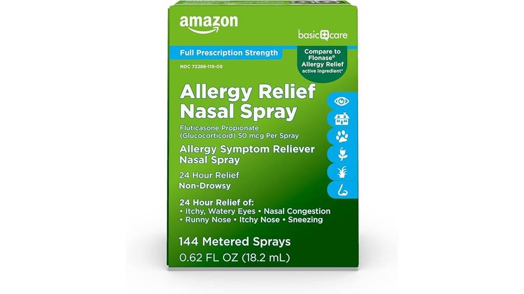 24 hour nasal allergy spray