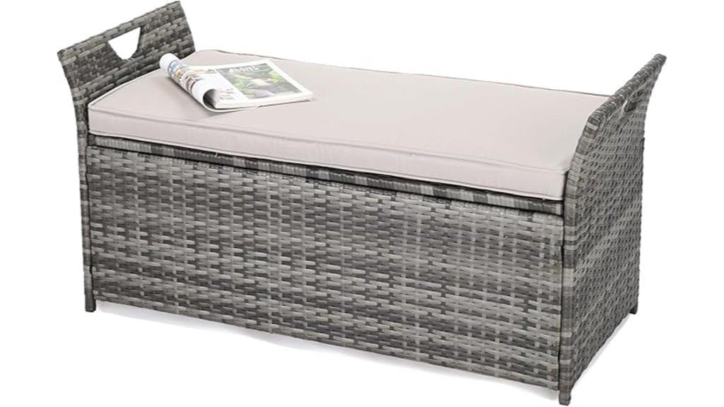 40 gallon outdoor storage bench