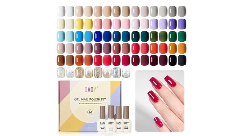 42 piece nail polish set