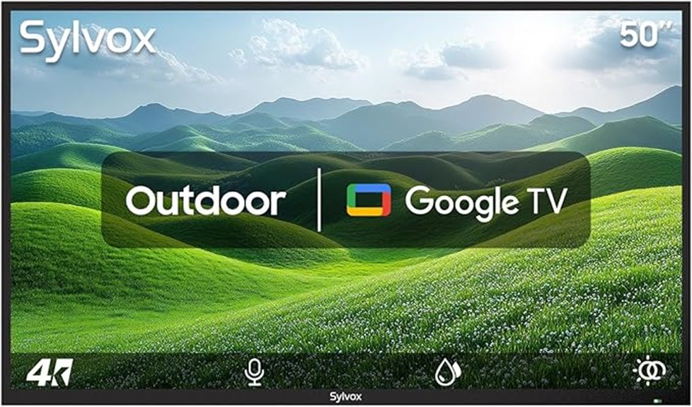 50 inch outdoor google tv