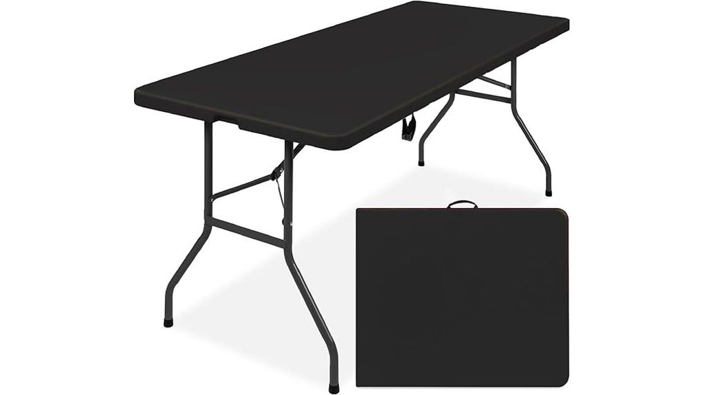 6 ft plastic folding table