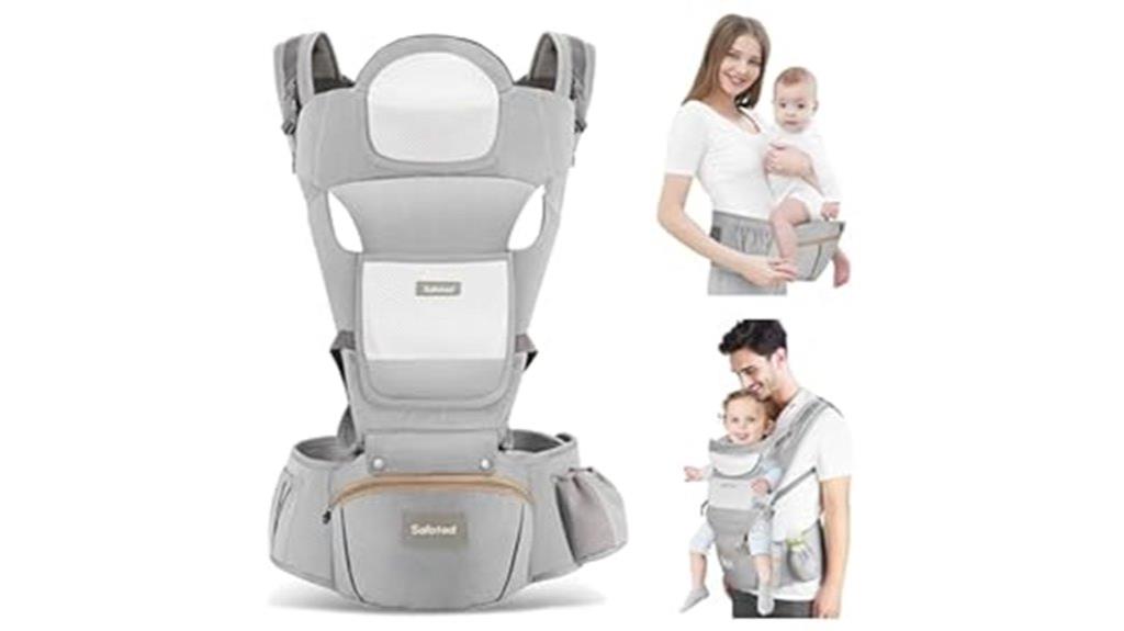 6 in 1 ergonomic baby carrier