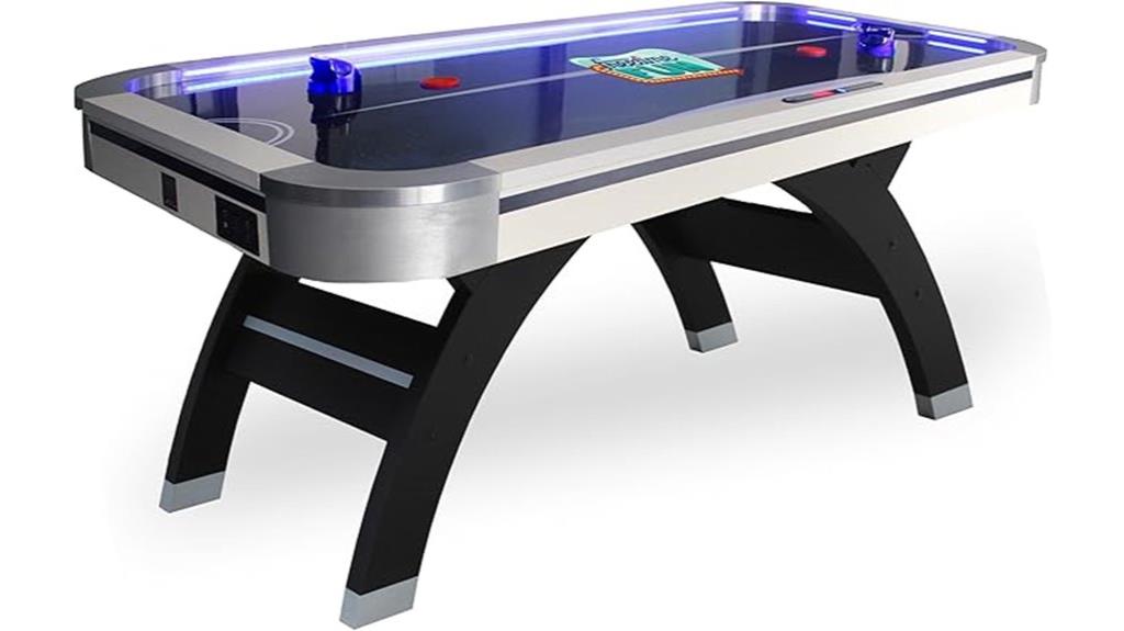 7 ft led air hockey