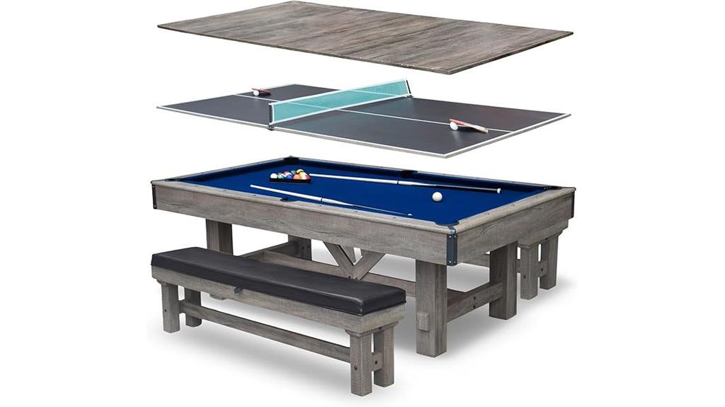 7 ft pool table set
