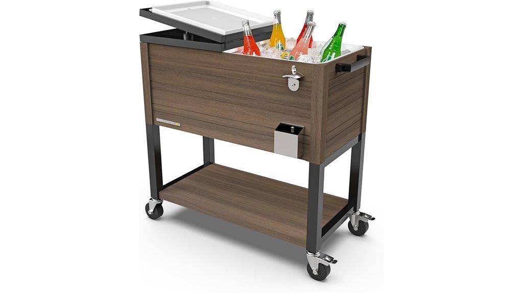 80 quart cooler with wheels