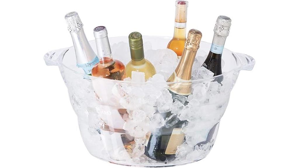 acrylic oval party tub
