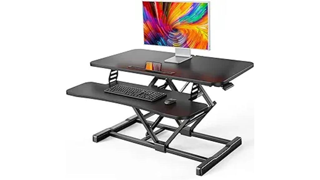 adjustable 32 inch desk