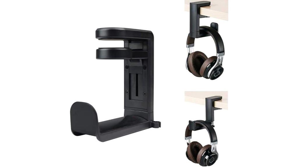 adjustable 360 degree headphone stand