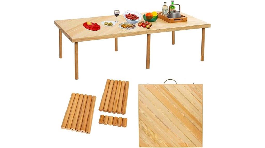 adjustable boho picnic table