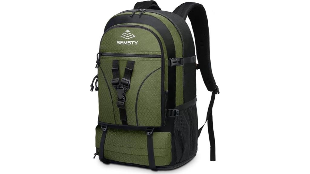 adjustable capacity travel bag
