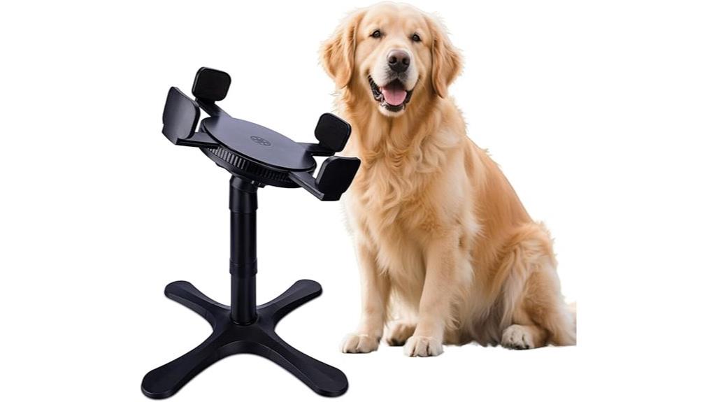 adjustable dog bowl stand